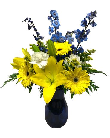 Bright Skies Bouquet Flower Arrangement