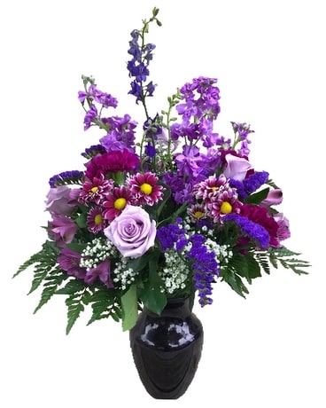 Purple Passion Flower Arrangement