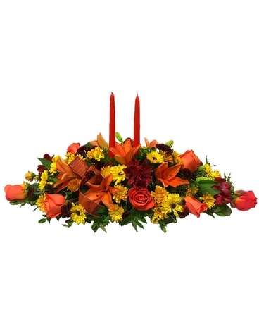Many Blessings Centerpiece Flower Arrangement