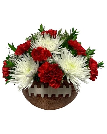 Football Fan Flower Arrangement