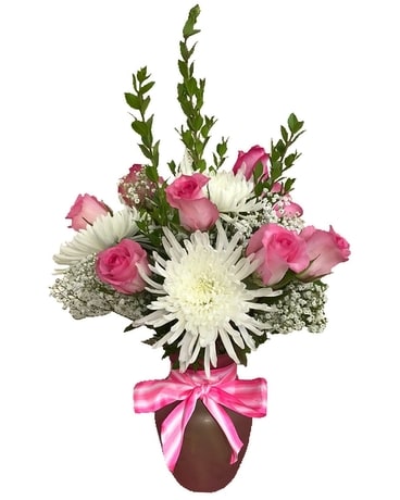 Pretty in Pink Flower Arrangement