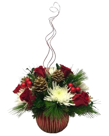 Sparkles of the Season Flower Arrangement