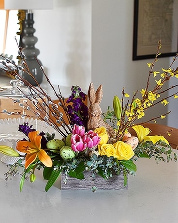 Egg-cellent Easter Flower Arrangement