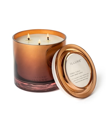 Illume Terra Tabac Statement Glass Candle Gifts