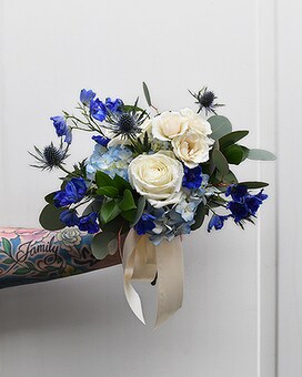 Blue Beauty Flower Arrangement