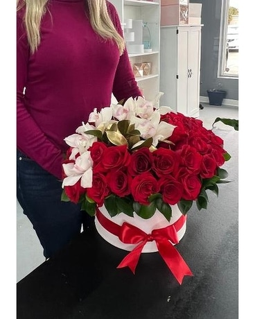 My Heart Is Open For You Flower Arrangement