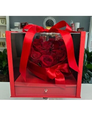 Forever I Heart You Flower Arrangement