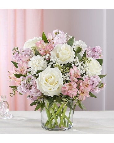 Elegant Blush Bouquet Flower Arrangement