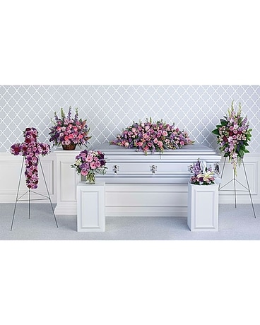 Gigi's Lavender Tribute Collection Flower Arrangement