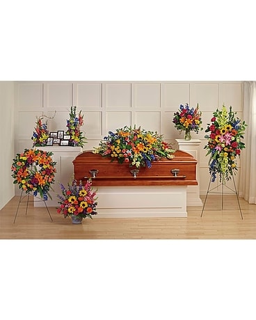Gigi's Colorful Reflections Collection Flower Arrangement