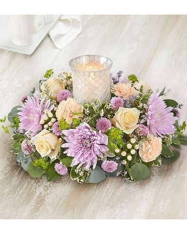 Garden Party Centerpiece Flower Arrangement