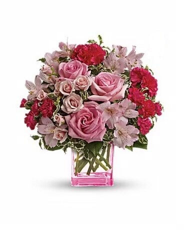 Teleflora's Pink Grace Bouquet Flower Arrangement
