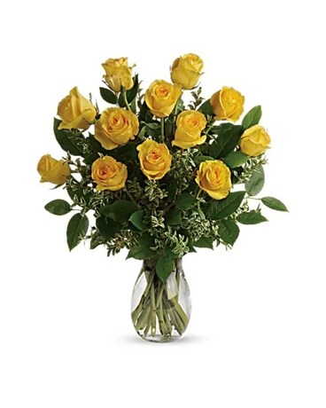 Say Yellow Bouquet Flower Arrangement