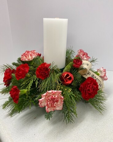 Holiday Magic Centerpiece Flower Arrangement