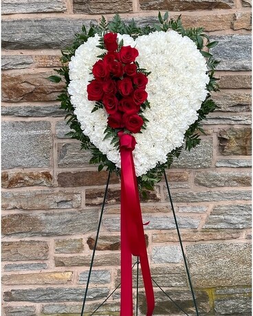 Classic Bleeding Heart Flower Arrangement