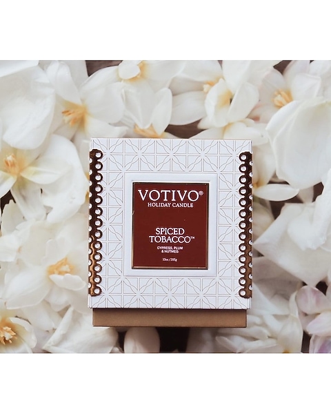 spiced tobacco candle PIC | Spicy For an extra touch Tobacco + Mahogany 10 oz.