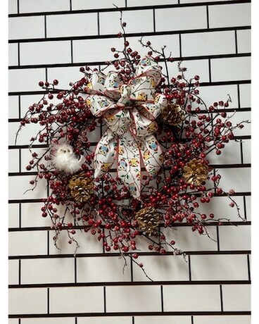 Snowy Owl Wreath
