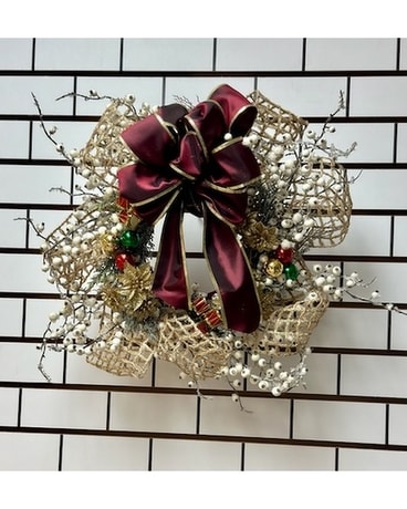 Golden Berry Wreath