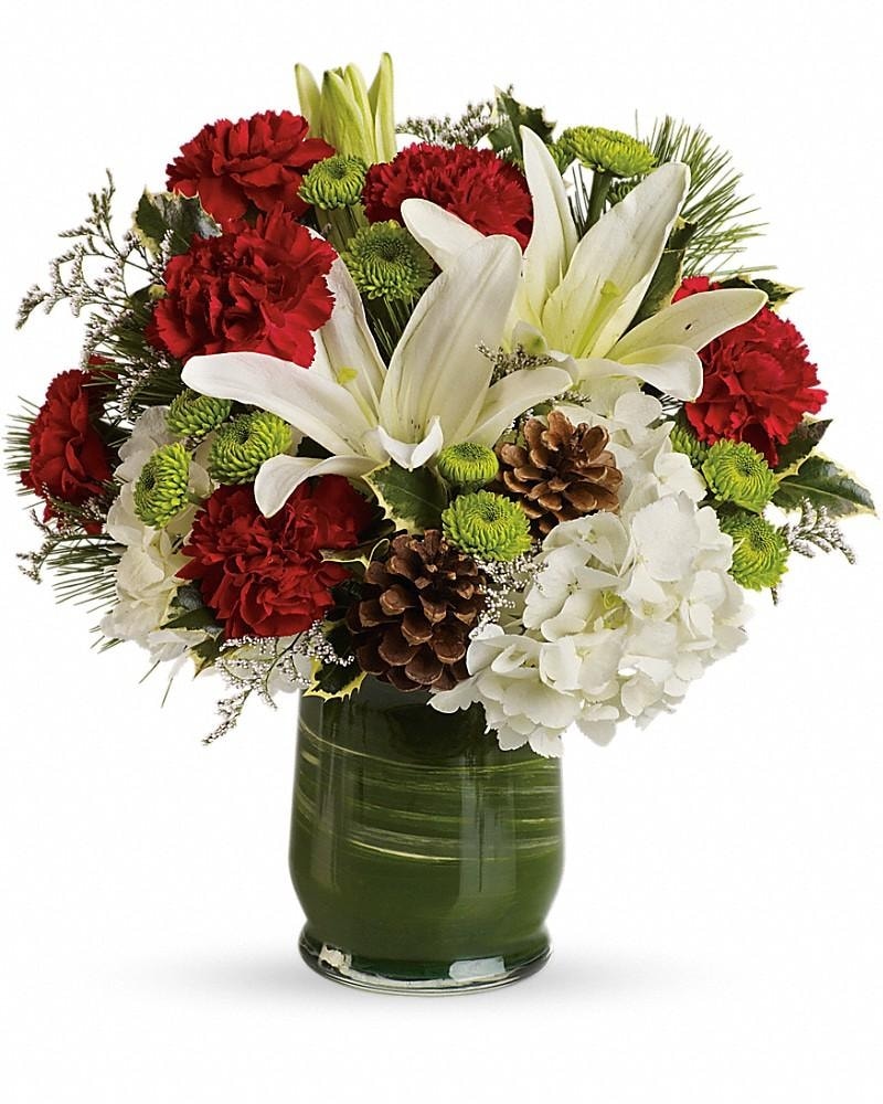 Christmas Collage Bouquet in Walnut Creek CA Countrywood Florist