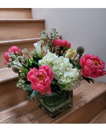 Designer's Choice With Peonies Flower Arrangement