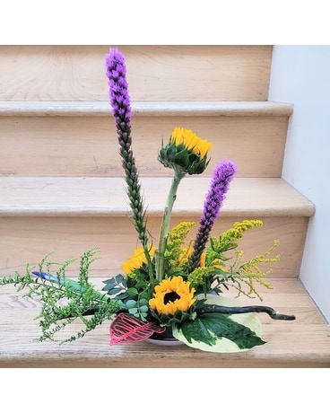 Ikebana Inspired Arrangement Flower Arrangement