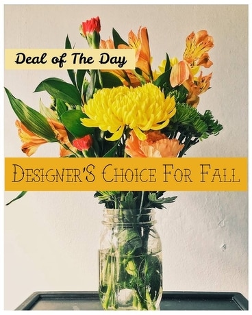 Designer's Choice for Fall Flower Arrangement