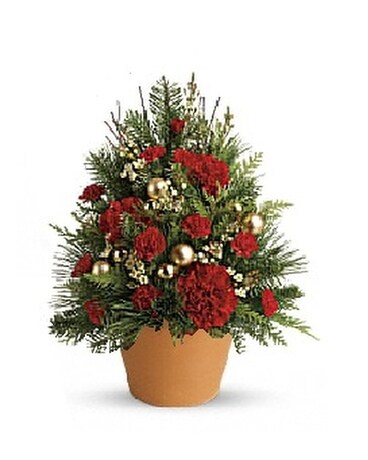 Rustic Mini Tree Arrangement Flower Arrangement