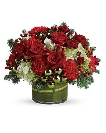 Holiday in Style Flower Arrangement