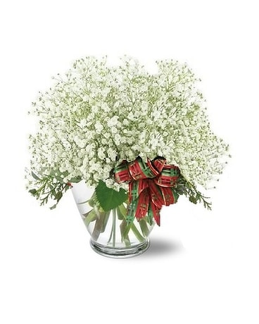 Simple Snowfall Flower Arrangement