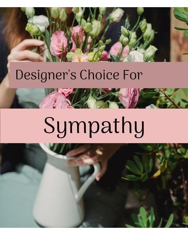 Designer's Choice For Sympathy Flower Arrangement