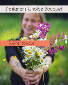 Designer's Choice With Summer Feel Flower Arrangement