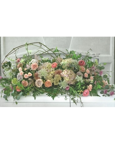 Bower of Rest Casket Spray Flower Arrangement