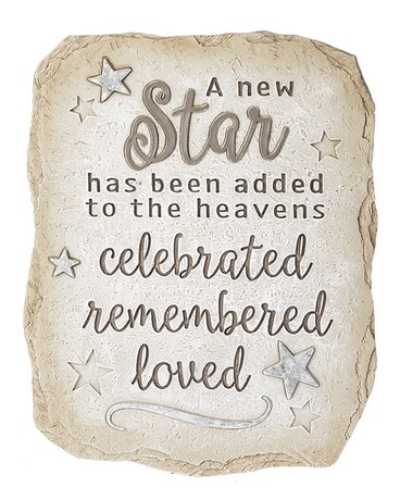 A New Star- Stone w/ display easel #ER67475-A Gifts