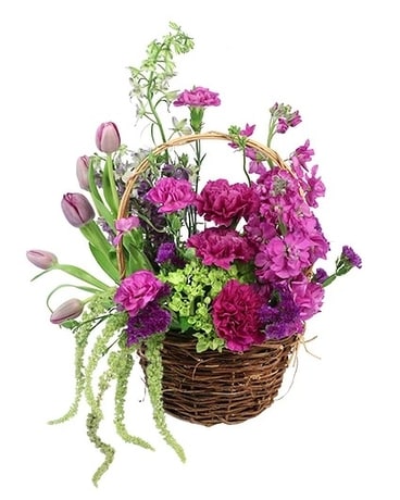 Tasteful Plums Flower Arrangement