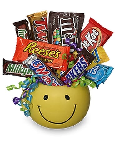 Candy Bouquet Gift Basket