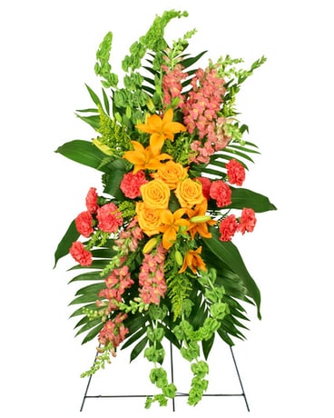 Glorious Life Standing Spray Flower Arrangement