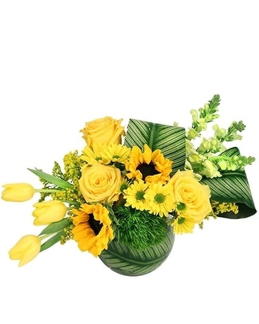 Splendid Sunshine Flower Arrangement