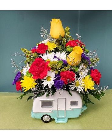 Gone Camping Flower Arrangement
