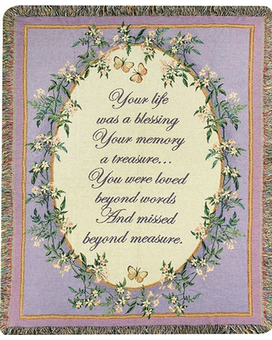 Life's Blessing Afghan Flower Arrangement