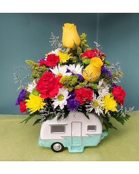 Gone Camping Flower Arrangement