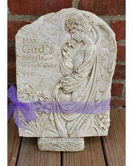 God's Angel Garden Stone Flower Arrangement