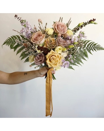 Amethyst Wedding Bouquet Flower Arrangement