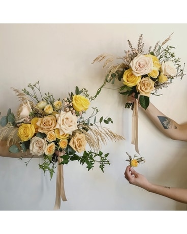 Citrine Palette Package Flower Arrangement