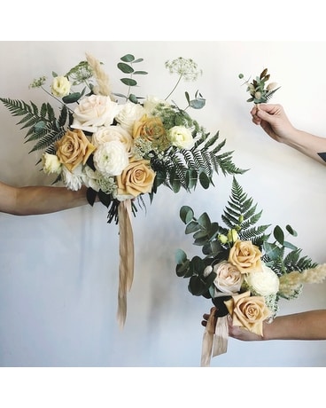 Moonstone Palette Package Flower Arrangement