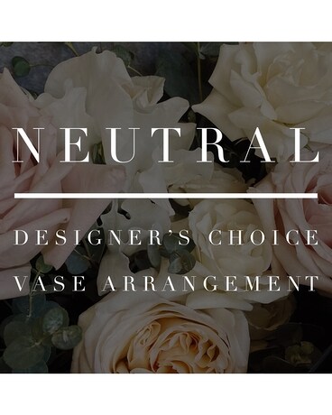 Neutral Vase Arrangement Flower Arrangement