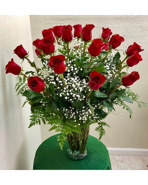Dozen Red Roses in Stockton CA J S Flowers - Main Image