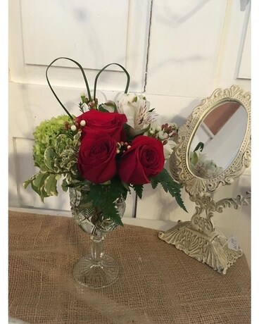 Wine and Dine Flower Arrangement