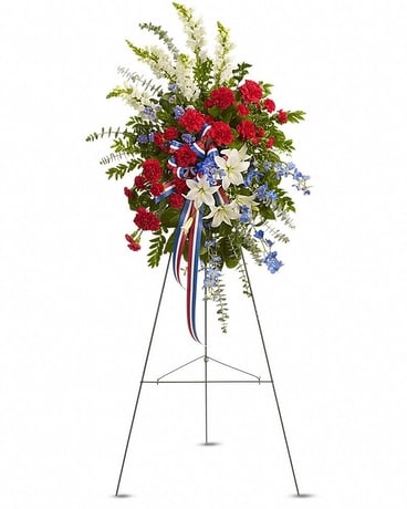Sacred Duty Spray Sympathy Arrangement