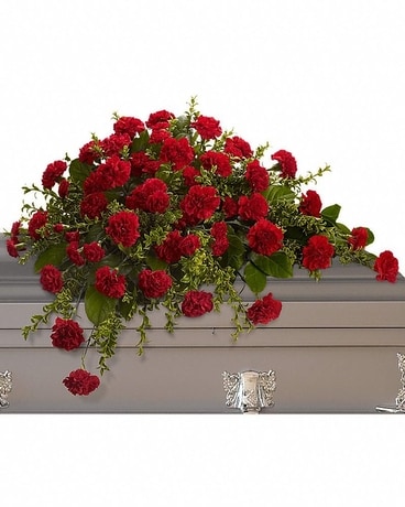 Adoration Casket Spray Funeral Casket Spray Flowers