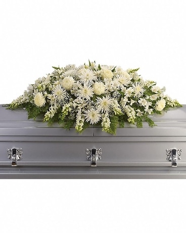 Enduring Light Casket Spray Funeral Casket Spray Flowers